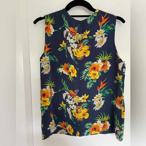 Equipment silk floral blouse size small - Picture 4 of 5